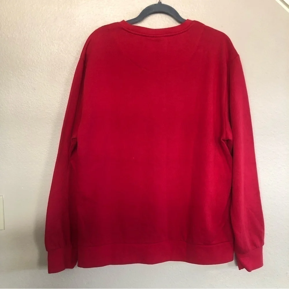 Star Wars Mens Winter Showdown Holiday Ugly Sweater Crew Neck Sweatshirt Size L
